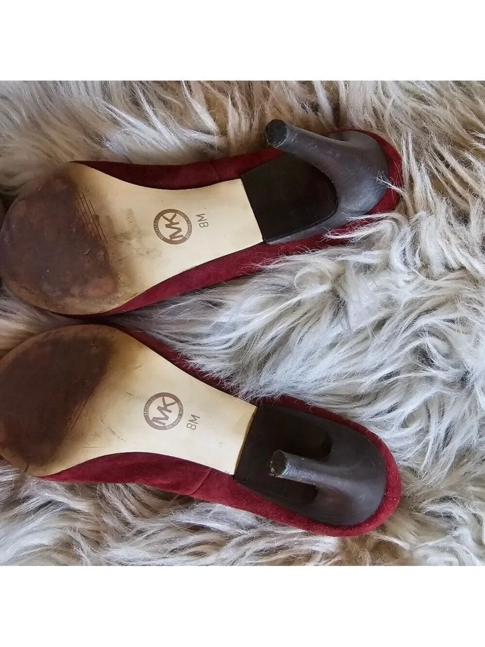 Michael Kors Crimson Suede Pumps Large